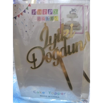 İyi ki Doğdun Pleksi Gold