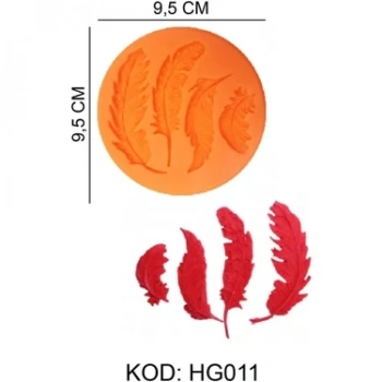 HG011 4 lü Tüy Silikon Kalıp