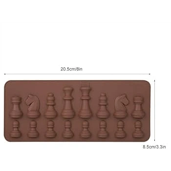 Satranç Silikon Çikolata Kalıp