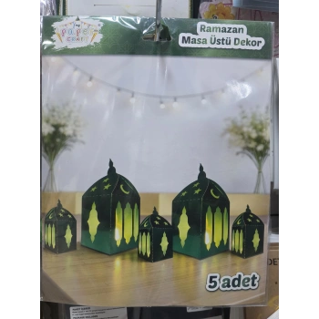 Ramazan Masa Üstü Dekor Yeşil
