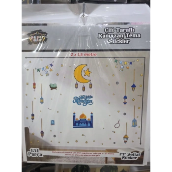 Çift Traflı Ramazan Tema Sticker