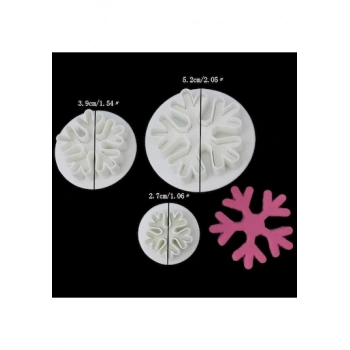 Kar tanesi Basmalı Kopat 3 lü Büyük Boy