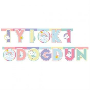 Gökkuşağı İyi ki Doğdun Banner