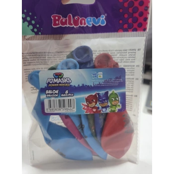 Balonevi Pijamaskeliler 8 li Balon
