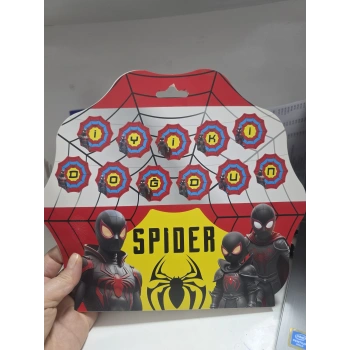 Spiderman İyiki Doğdun Banner