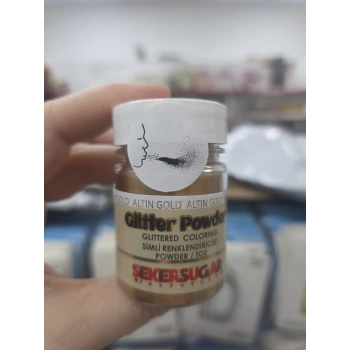 Şeker Sugar Glitter Powder Gold Toz Boya 10 gr