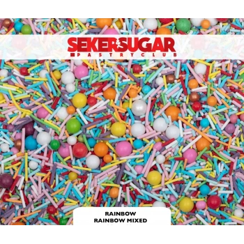 Şeker Sugar Rainbow Gökkuşağı Karışık Şeker 100 gr