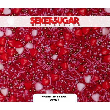 Şeker Sugar Kalpli Karışık Şeker 100 gr