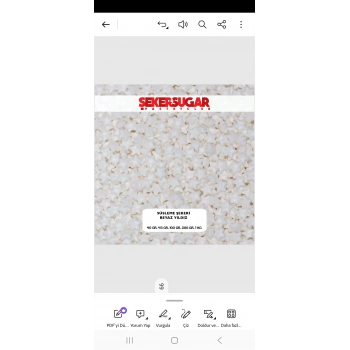 Şeker Sugar Beyaz Yıldız Süsleme Şekeri 100 gr