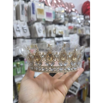 Metal Taç Gold Bronze