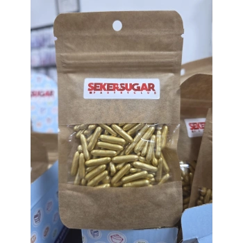 Şeker Sugar Çubuk Arjantin Şeker Gold Altın 40 gr