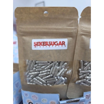 Şeker Sugar Çubuk Arjantin Şeker Gümüş 40 gr