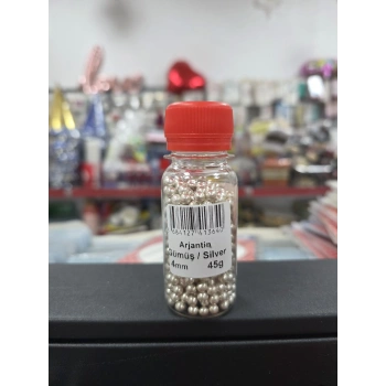 Şeker Sugar Gümüş Arjantin Şeker 4 mm 45 gr