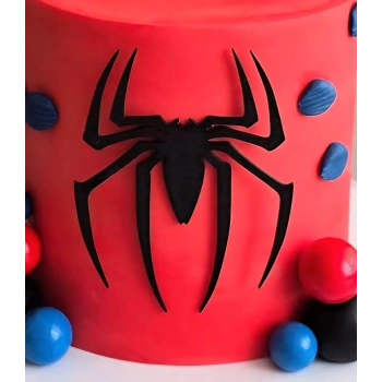 Örümcek 3d Figür Pasta Üstü Süs