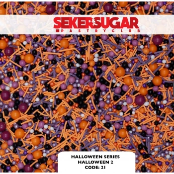 Halloween Cadılar Bayramı Karışık Şeker Draje 100 gr