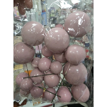 Pudra Pembe Pasta Üstü Top Süs