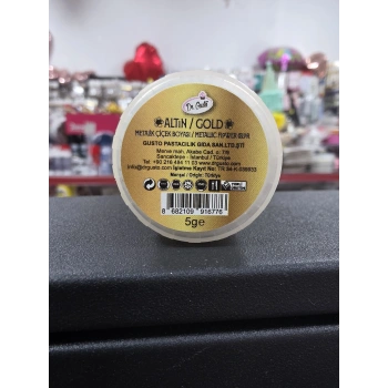 Dr Gusto Metalik Çiçek Boyası Altın Gold 5 gr