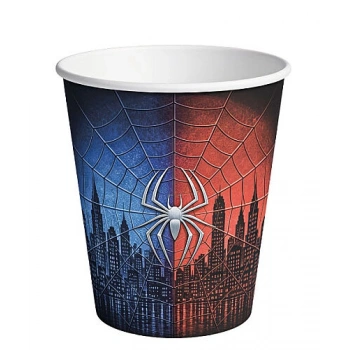 Spider Örümcekadam 8 li Karton Bardak