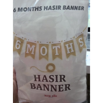 6 Ay Hasır Banner