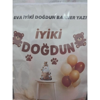 Eva İyiki Doğdun Banner Yazı