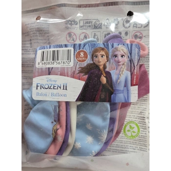 Karlar Ülkesi Lateks Baskılı Balon 8 li