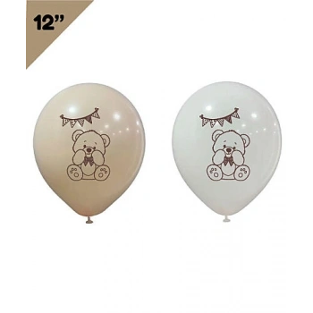 Teddy Bear Ayıcık 12 inç Lateks Balon 1 Adet