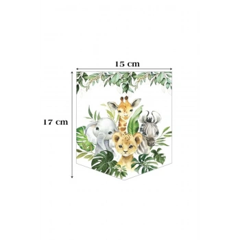 Kağıt Banner Sıralı Kırlangıç Model Baby Animal