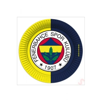 Lisanslı Fenerbahçe Temalı Karton Tabak 8 li