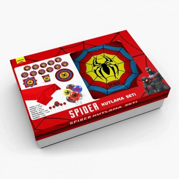 Spider Temalı Parti Set
