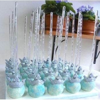 Cake Pops Çubuğu Şeffaf 21 Cm 12 Parça