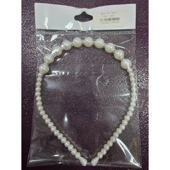Bride Plastik İncili Taç