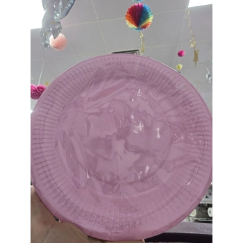 Düz Renk Tabak 23 cm 8 li