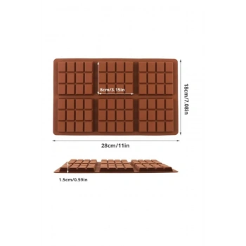 Silikon Tablet Çikolata Kalıbı
