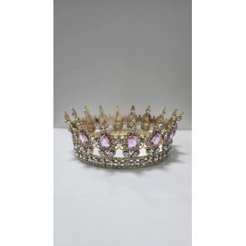 Pasta Üstü Metal Taç