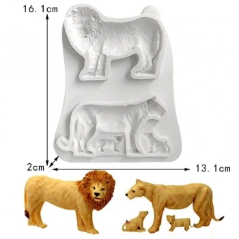 Aslan Ailesi Silikon Kalıp