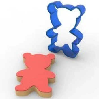 Ayıcık kurabiye kesici 8 cm