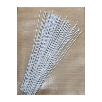 Beyaz Çiçek Teli Kalın 10 adet (18 numara)