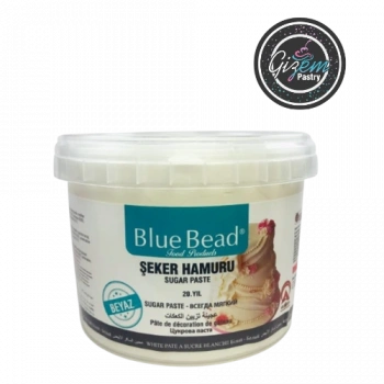 Blue Bead Beyaz Şeker Hamuru 1 Kg