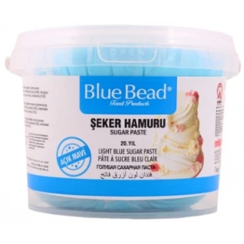 Blue Bead Şeker Hamuru (Açık Mavi) 1 Kg
