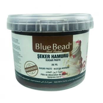 Blue Bead Şeker Hamuru (Kahverengi) 1Kg