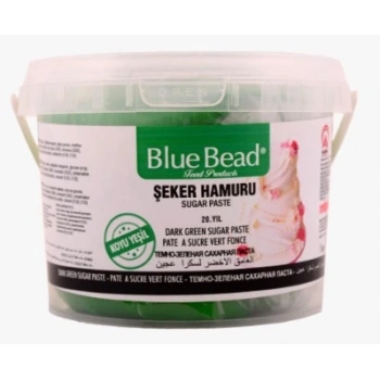 Blue Bead Şeker Hamuru (Koyu Yeşil) 1Kg