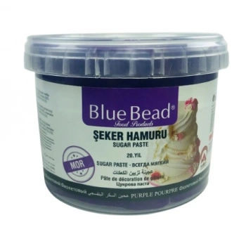 Blue Bead Şeker Hamuru (Mor) 1 Kg