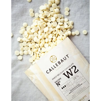 Callebaut Beyaz Kuvertür Drop Çikolata %28(500gr) Bölünmüş olarak gönderilecektir