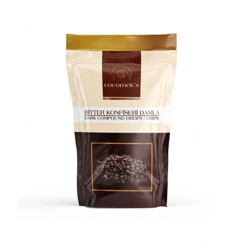 Cocomeks bitter damla çikolata 1 kg Konfiseri