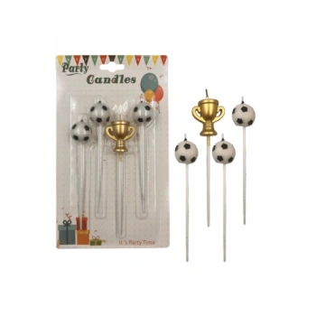 Futbol Temalı Mum 4 lü