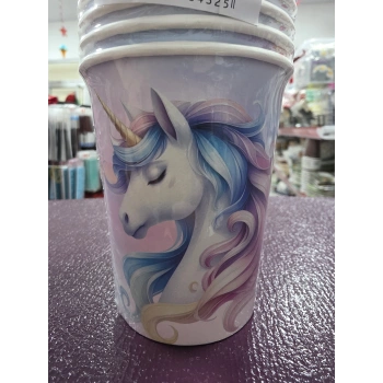 Karton Bardak Unicorn 8 Parça