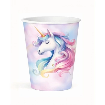 Karton Bardak Unicorn 8 Parça