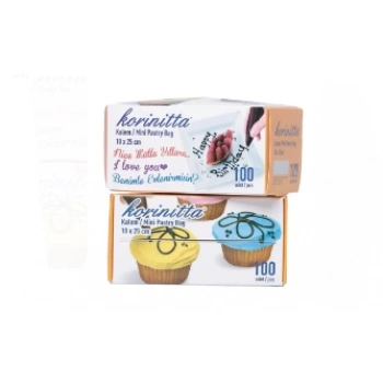 Korinnitta Mini Şanti Krema Sıkma Torbası 100lü