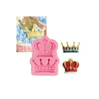 Cesil Kral Tacı 2li Silikon Kalıp 7*7 cm