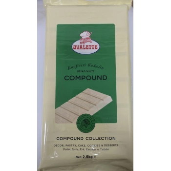 Ovalette 2.5 kg Fildişi Konfiseri Çikolata